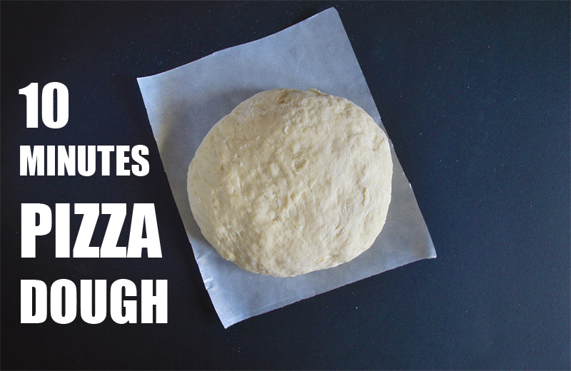 چطور یک خمیر پیتزای آسان و سریع در ده دقیقه درست کنیم